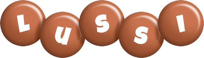 Lussi candy-brown logo