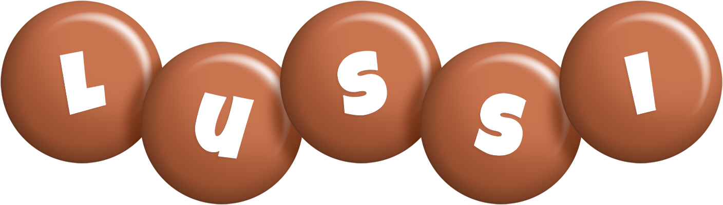 Lussi candy-brown logo