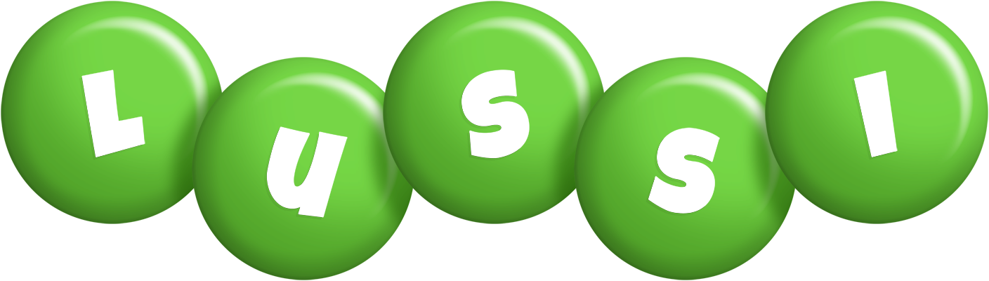 Lussi candy-green logo