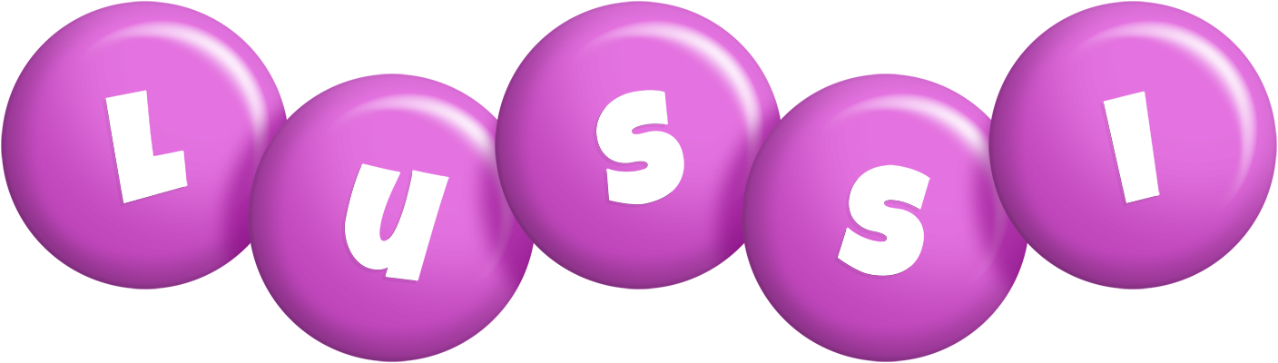 Lussi candy-purple logo