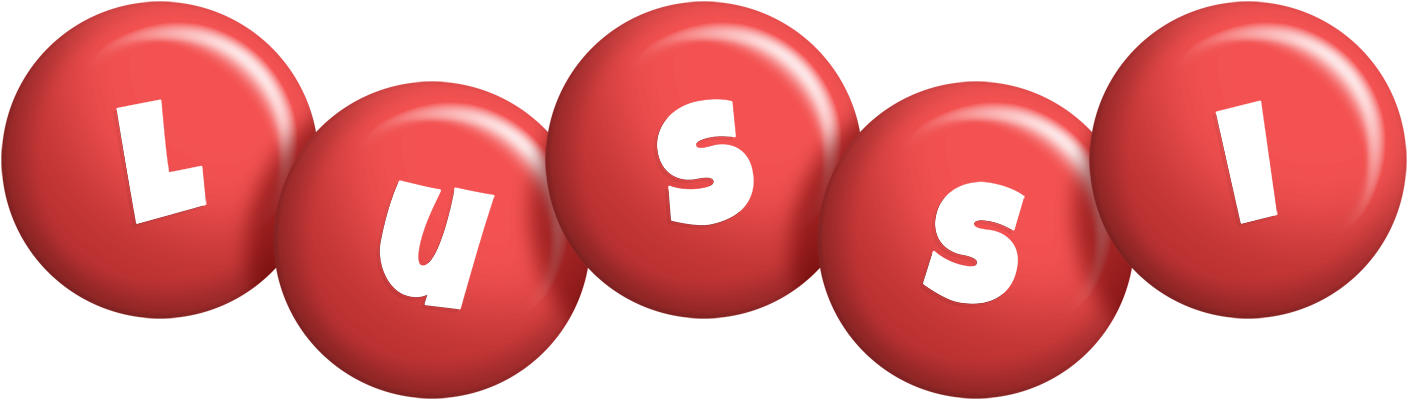 Lussi candy-red logo