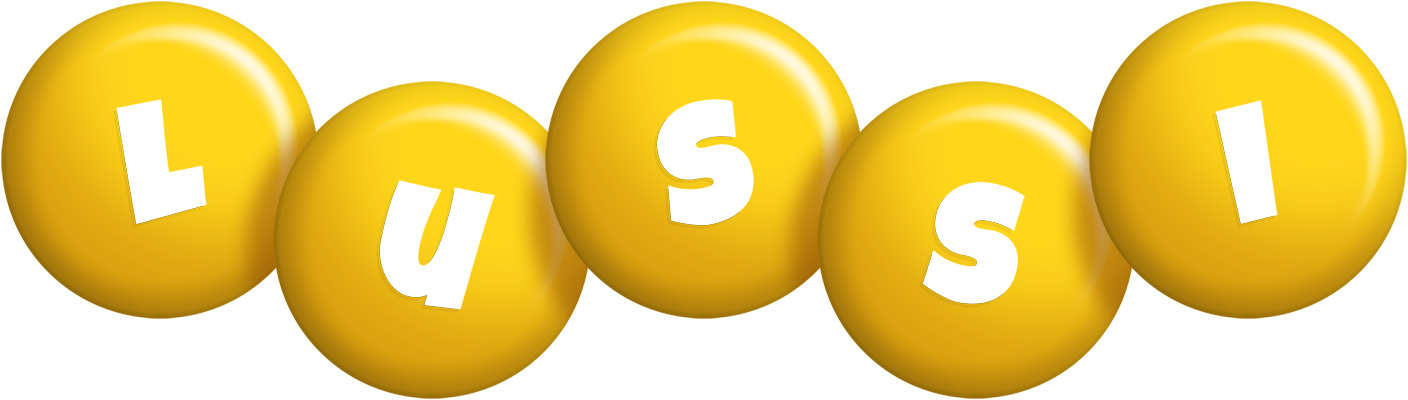 Lussi candy-yellow logo