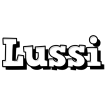 Lussi snowing logo