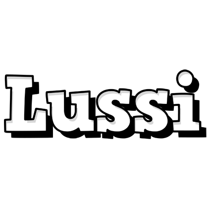 Lussi snowing logo