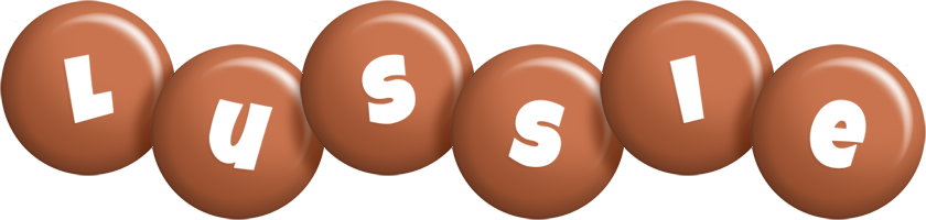Lussie candy-brown logo