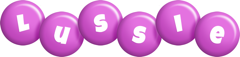 Lussie candy-purple logo