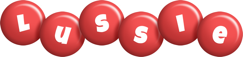Lussie candy-red logo