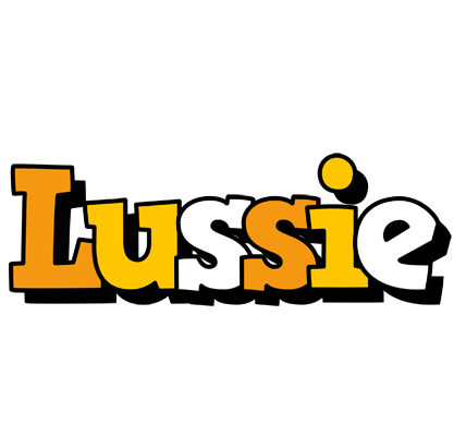Lussie cartoon logo