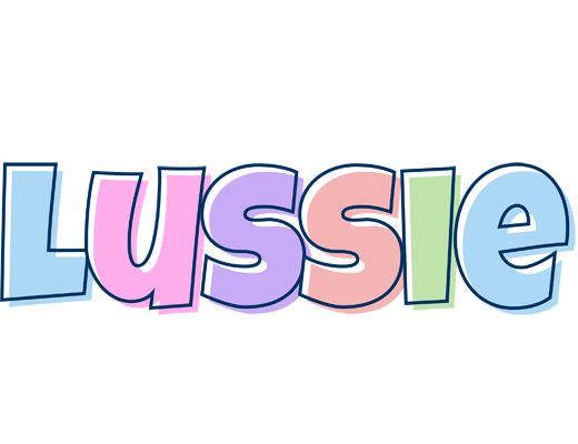 Lussie pastel logo