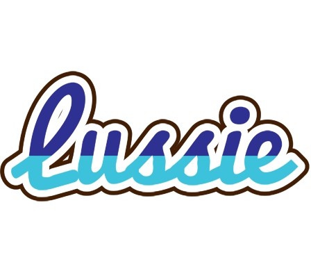 Lussie raining logo