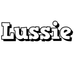 Lussie snowing logo