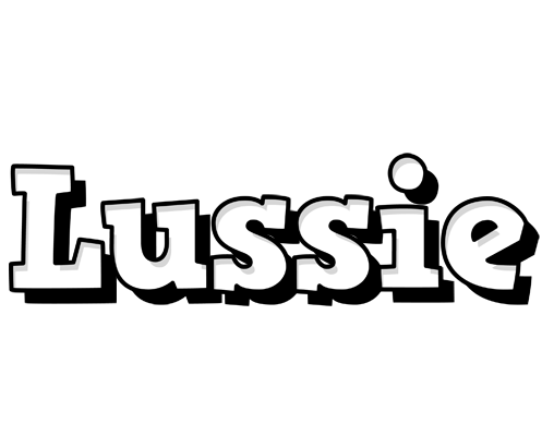 Lussie snowing logo