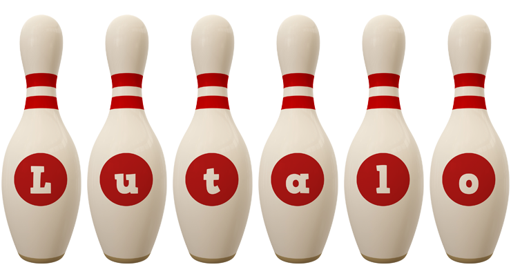 Lutalo bowling-pin logo