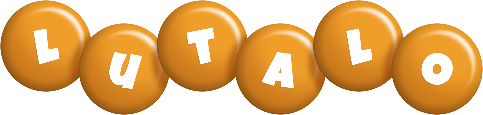 Lutalo candy-orange logo