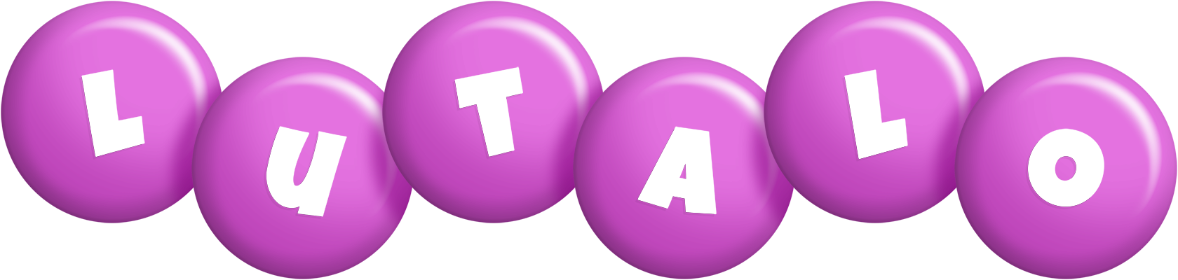 Lutalo candy-purple logo