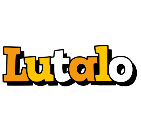 Lutalo cartoon logo