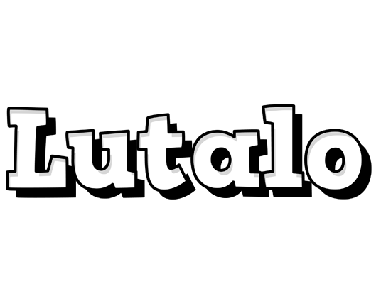 Lutalo snowing logo