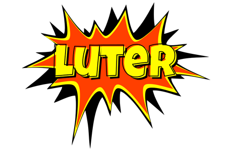 Luter bazinga logo