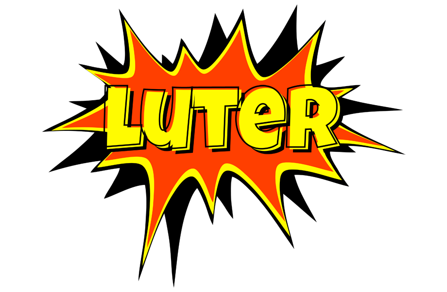 Luter bazinga logo