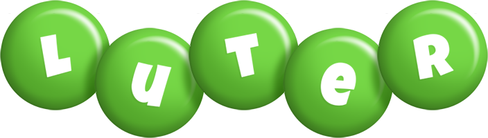 Luter candy-green logo