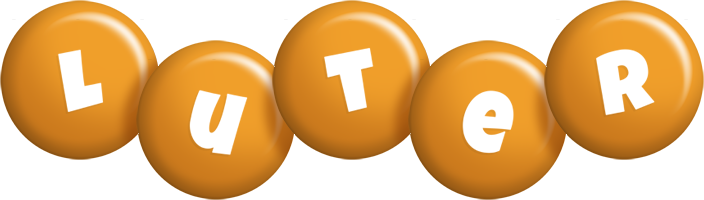 Luter candy-orange logo