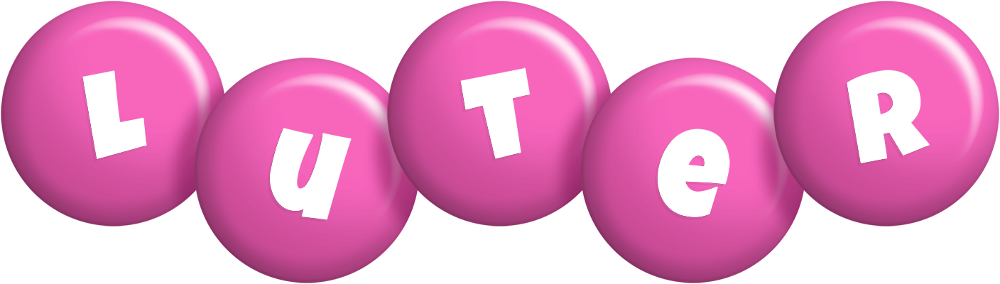 Luter candy-pink logo