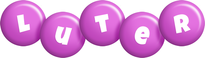 Luter candy-purple logo