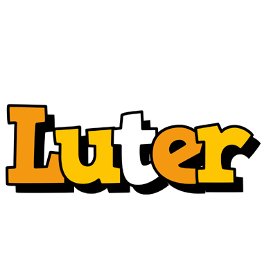 Luter cartoon logo