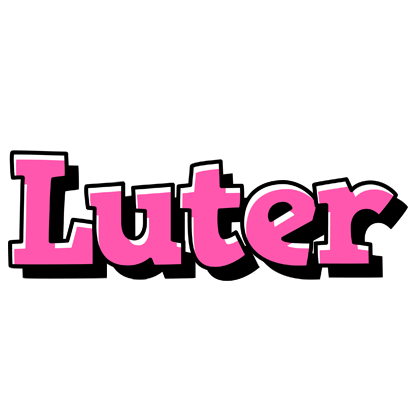 Luter girlish logo