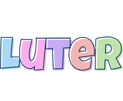 Luter pastel logo