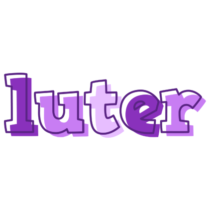 Luter sensual logo