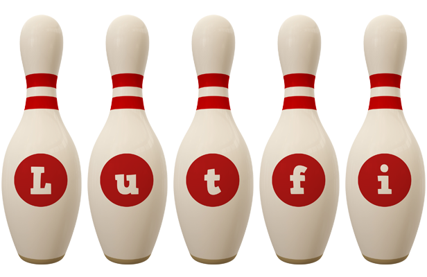 Lutfi bowling-pin logo