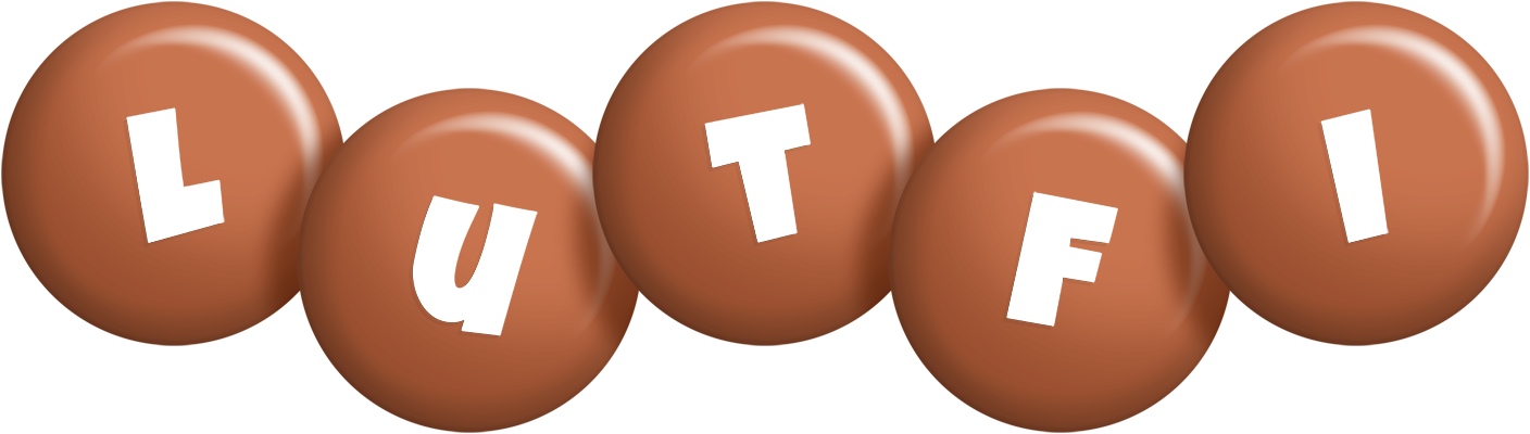 Lutfi candy-brown logo