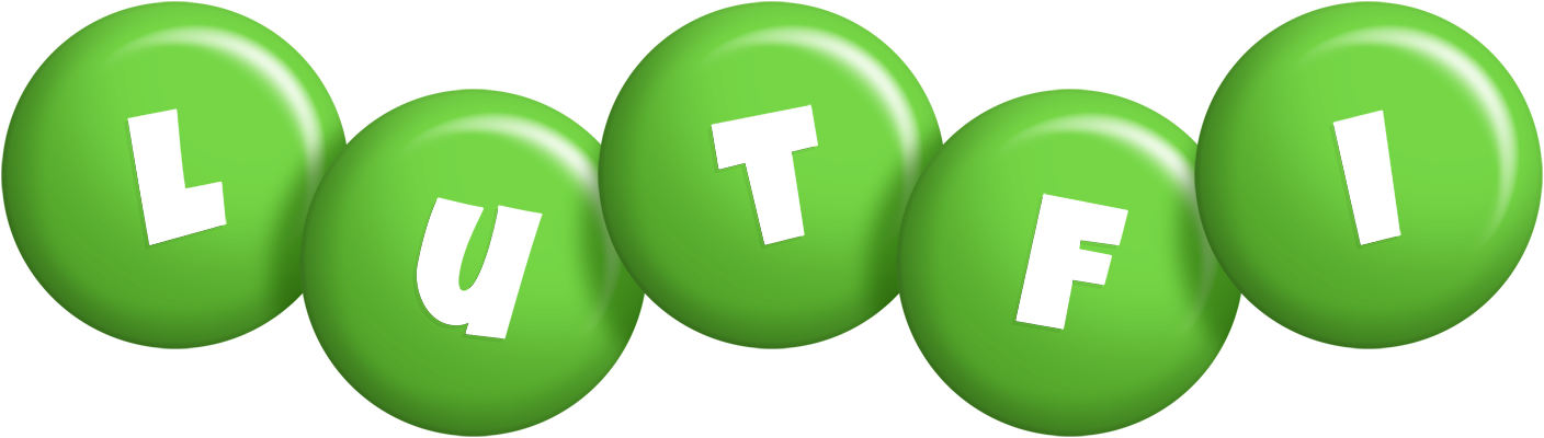 Lutfi candy-green logo