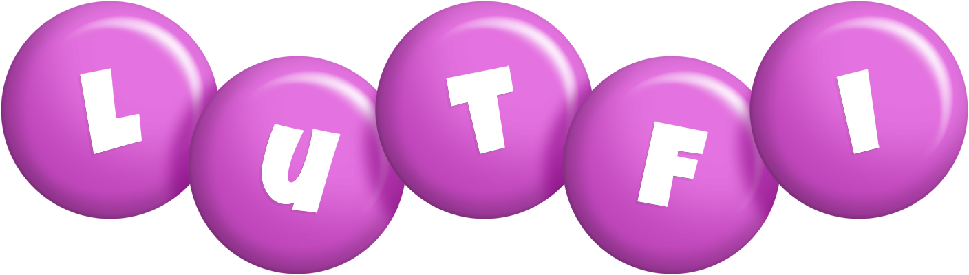 Lutfi candy-purple logo