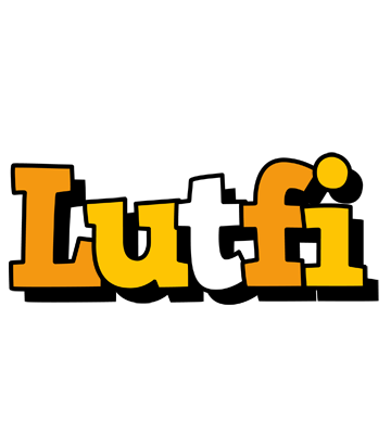 Lutfi cartoon logo