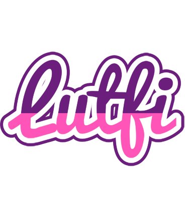 Lutfi cheerful logo