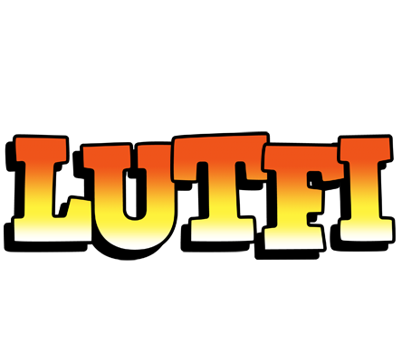 Lutfi sunset logo