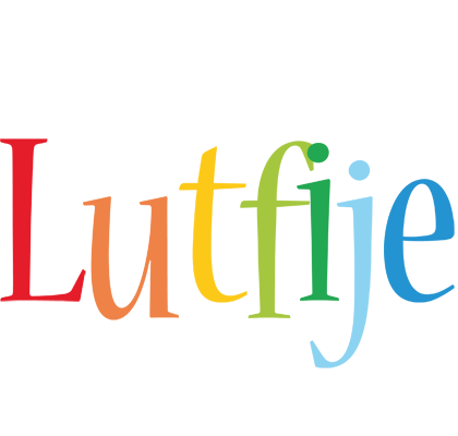Lutfije birthday logo
