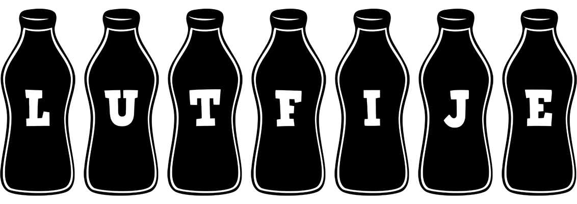 Lutfije bottle logo
