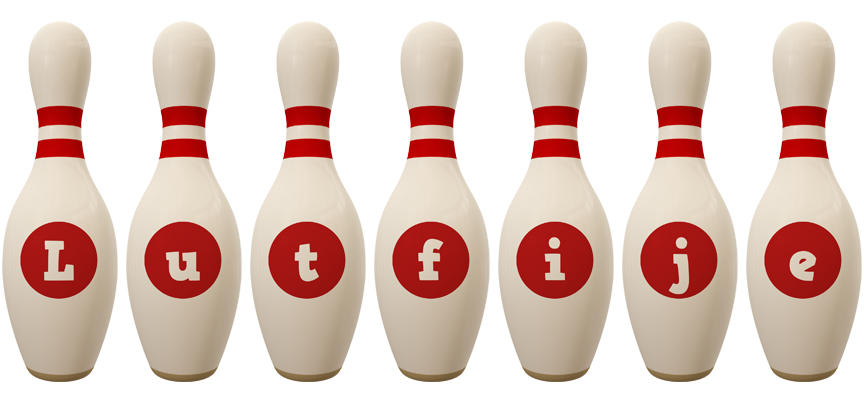 Lutfije bowling-pin logo