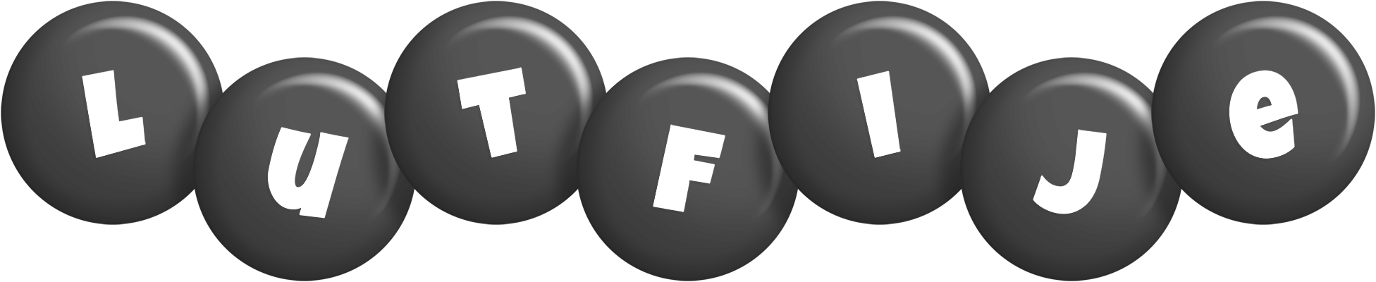 Lutfije candy-black logo