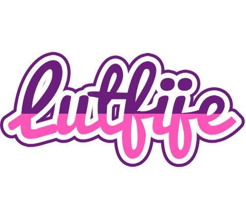 Lutfije cheerful logo