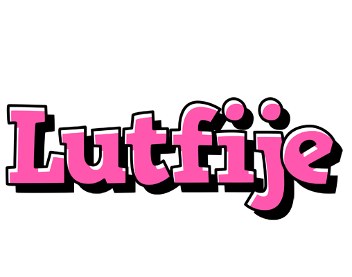 Lutfije girlish logo