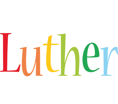 Luther birthday logo