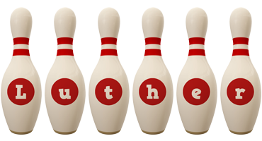 Luther bowling-pin logo