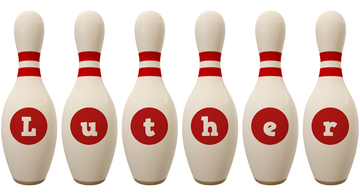 Luther bowling-pin logo