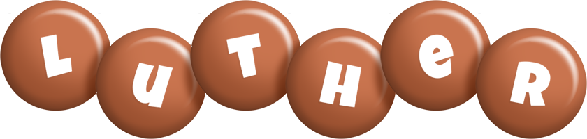 Luther candy-brown logo