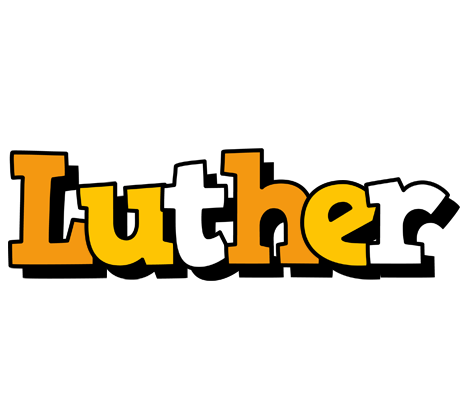 Luther cartoon logo