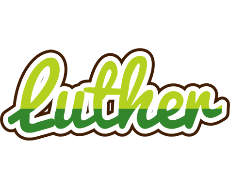 Luther golfing logo